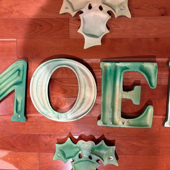 Christmas Holiday Themed 10" Decorative Letters Set "NOEL" - Picture 9 of 9